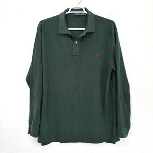 Polo Ralph Lauren Mens Preppy Ivy League Polo Shirt Size XLT Casual Minimalist